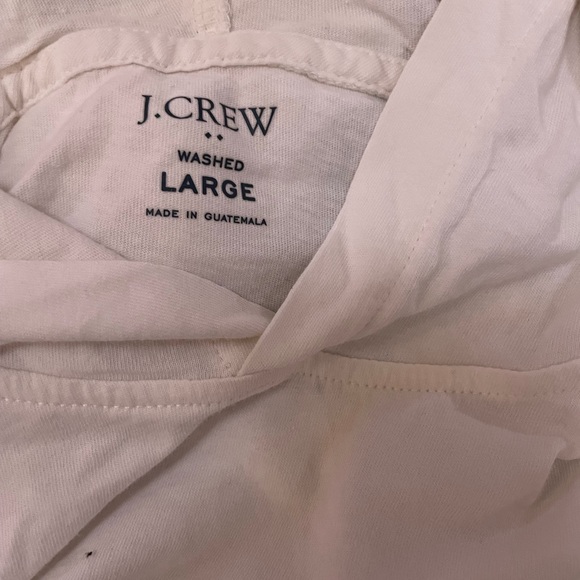 Long hoodie thin material j crew large long sleeve - Picture 3 of 3